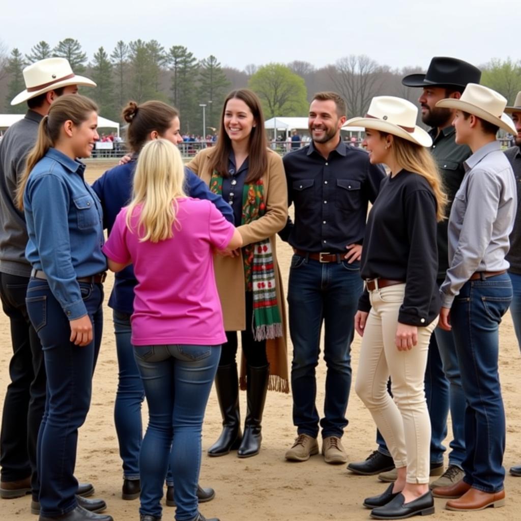 Community Gathering at the Buckeye Arabian Horse Show