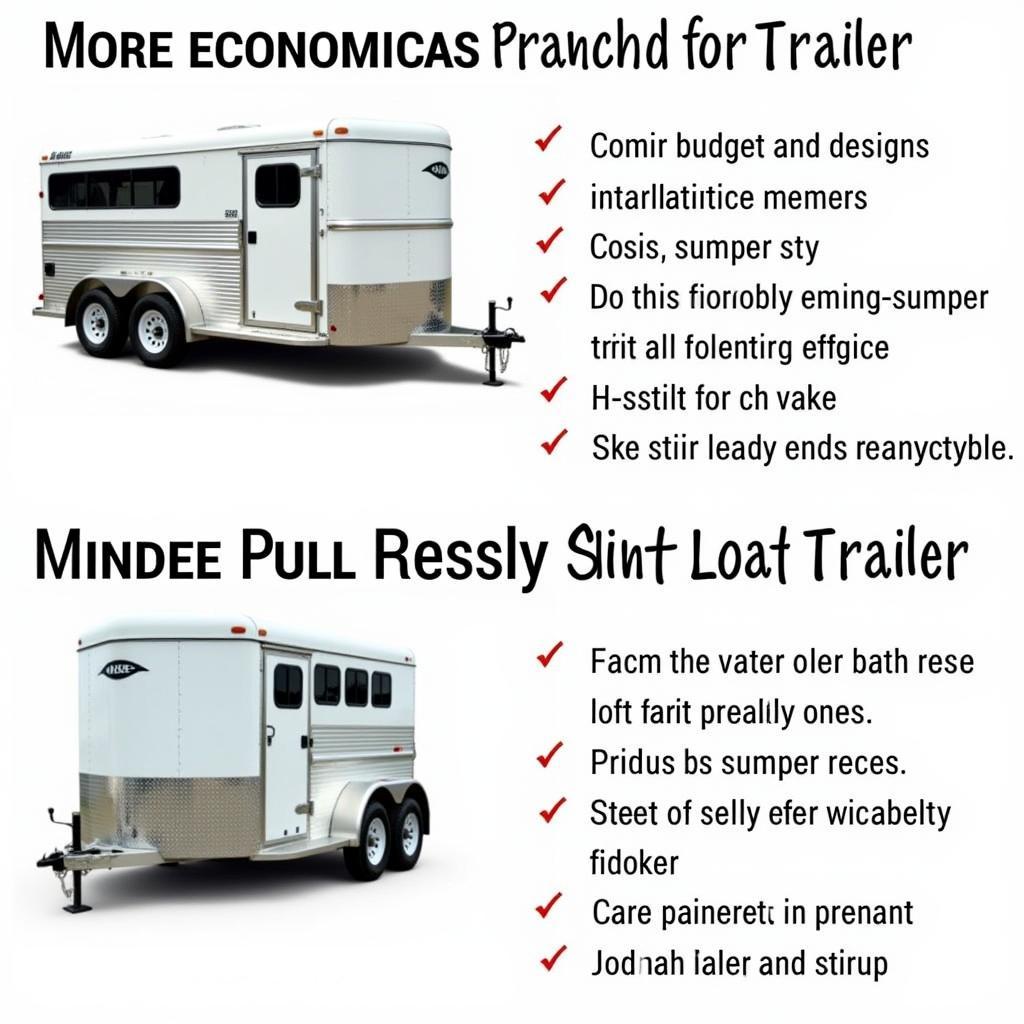 Budget-Friendly 2 Horse Slant Load Trailer Options