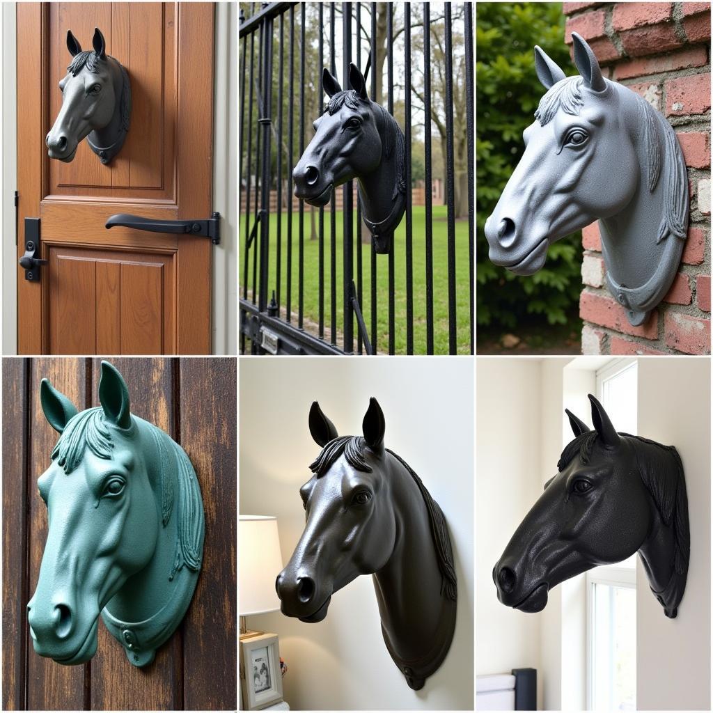 Cast Iron Horse Head Styles and Finishes