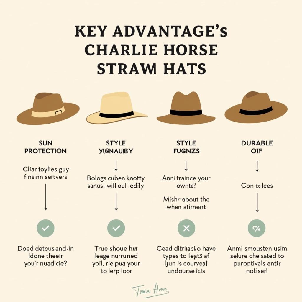 Benefits of Wearing a Charlie Horse Straw Hat