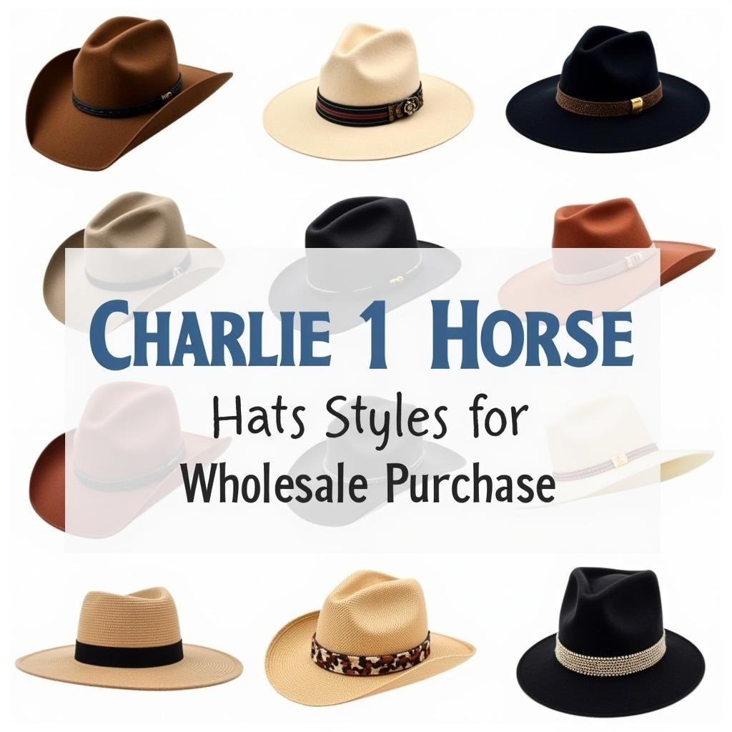 Charlie One Horse Hats Wholesale Options