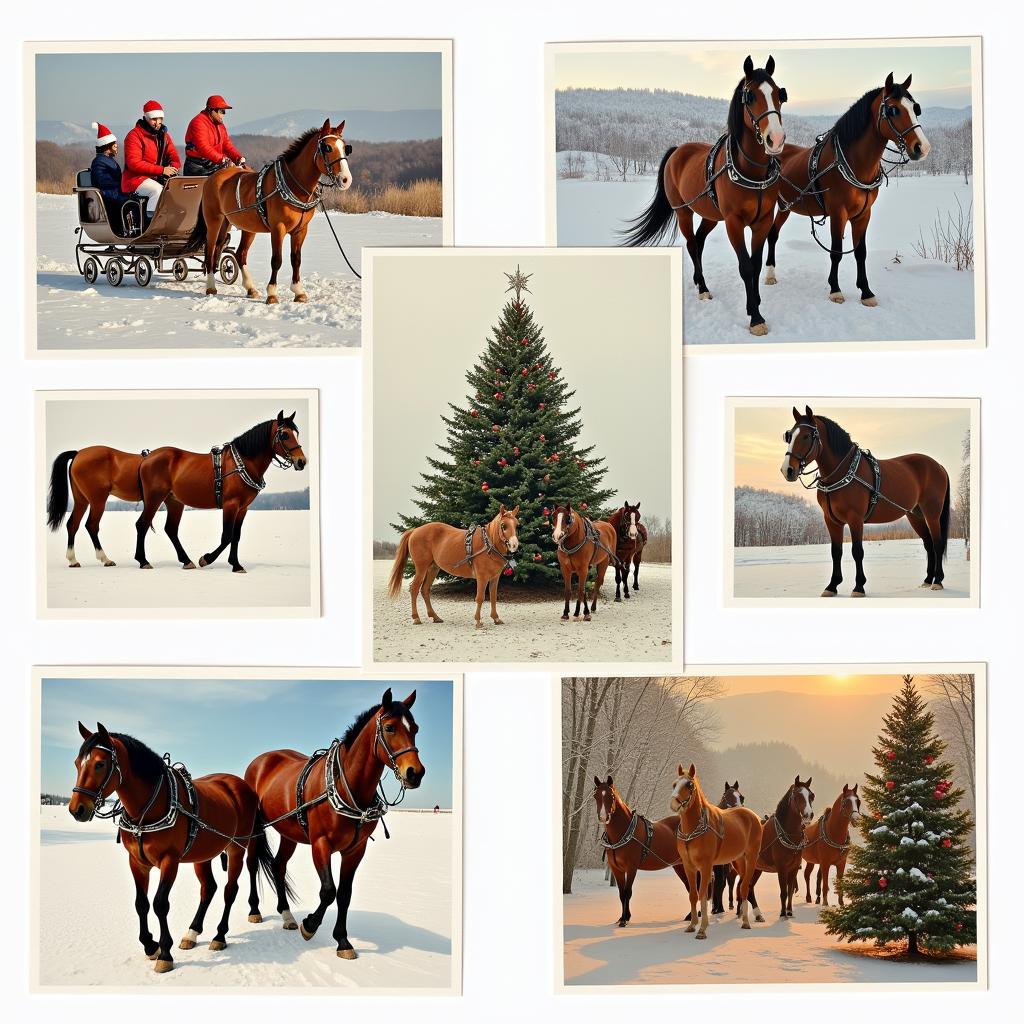 Christmas Cards with Horses: Festive Greetings