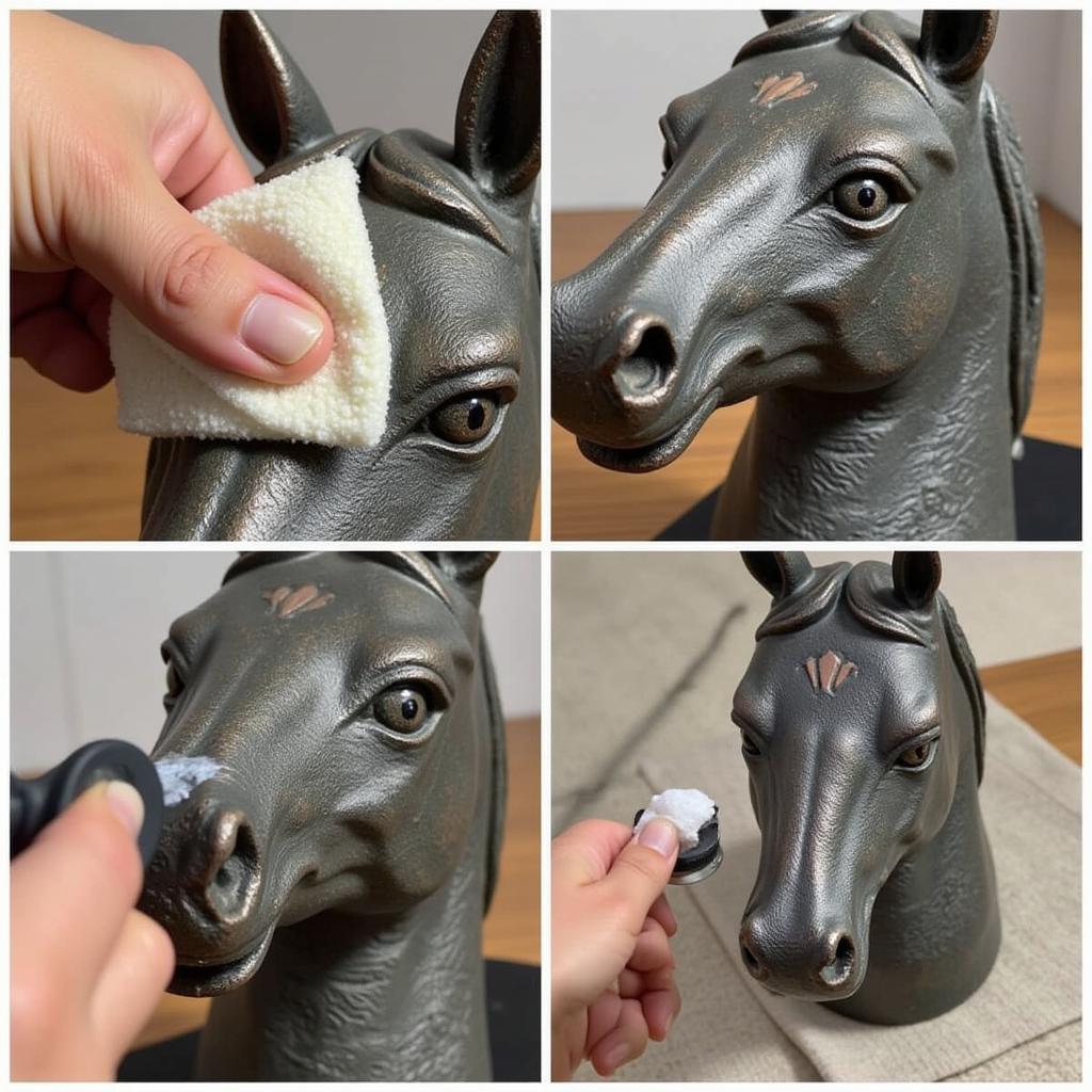 Cleaning and Maintaining a Cast Iron Horse Head