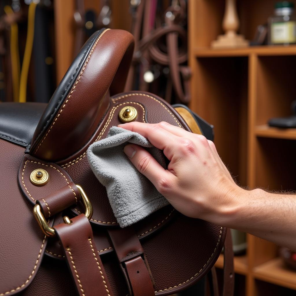 Cleaning a Cinch Horse Saddle