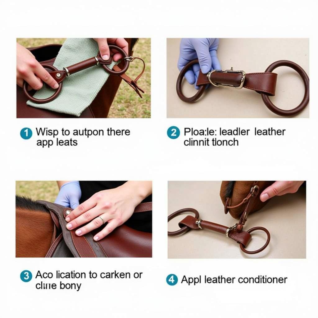 Cleaning a Leather Horse Bit