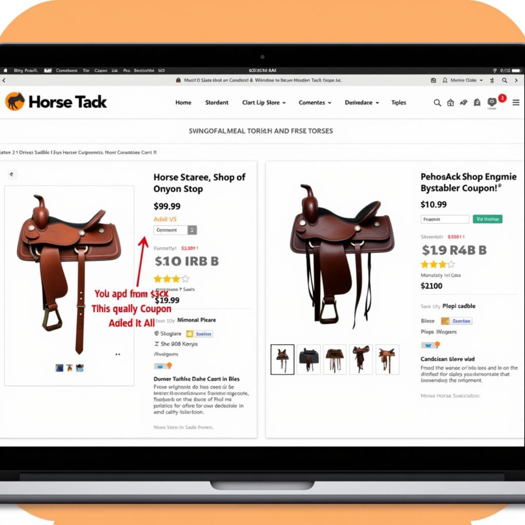 Comparing Horse Saddle Prices from Different Online Retailers