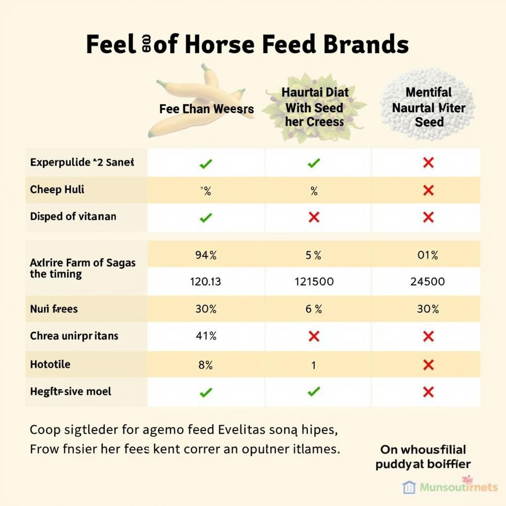 Comparing Senior Horse Feed Ingredients