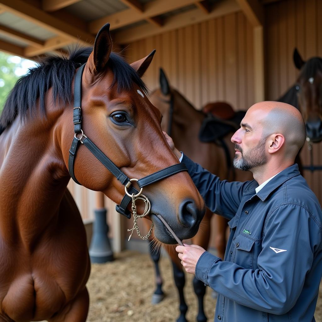 Custom Horse Bit Fitting Process