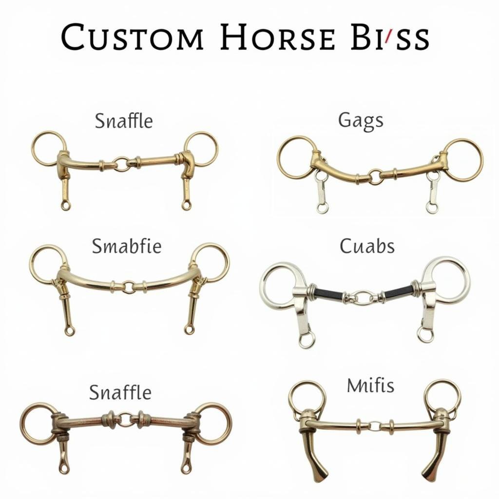 Different Types of Custom Horse Bits