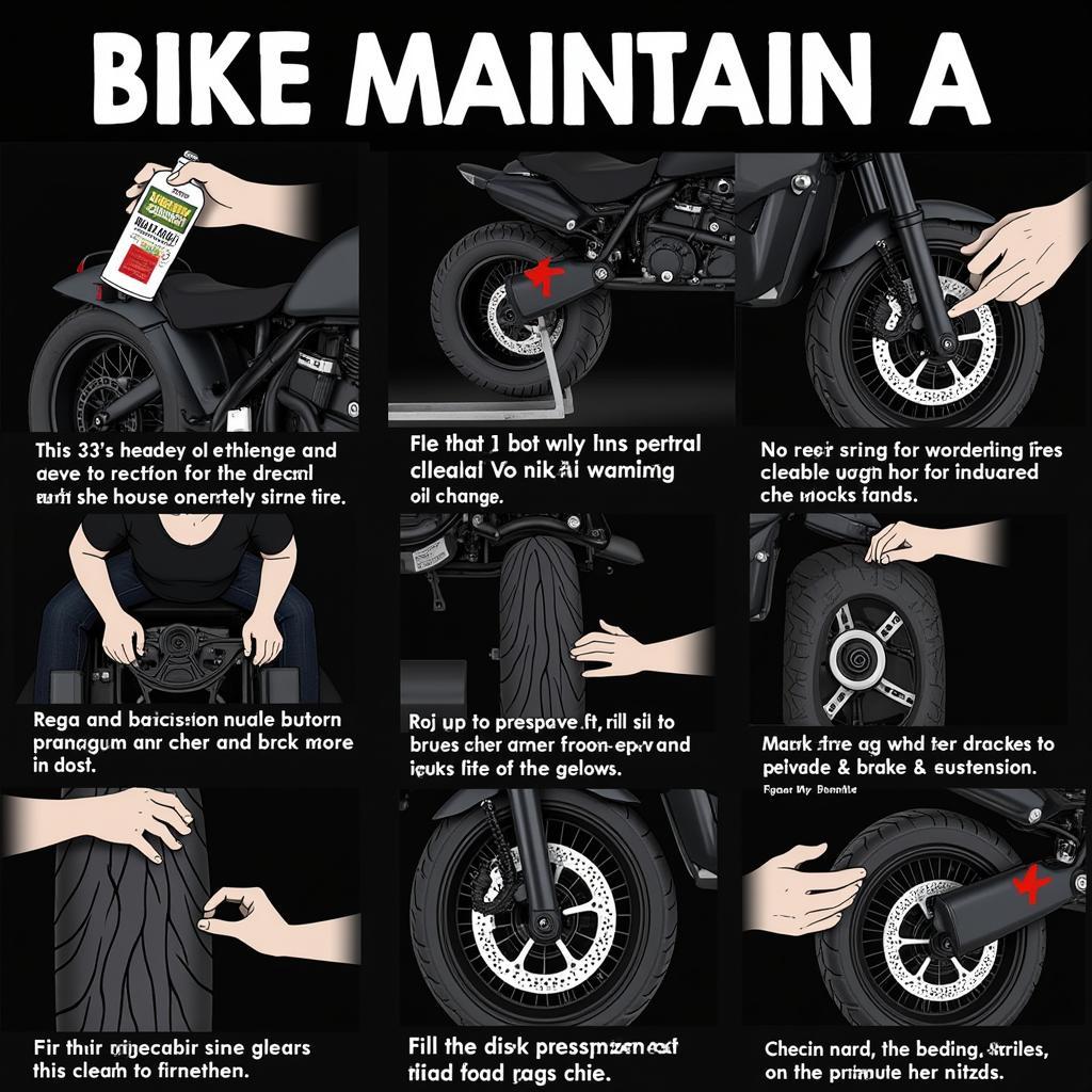 Maintaining a Dark Horse Motorcycle