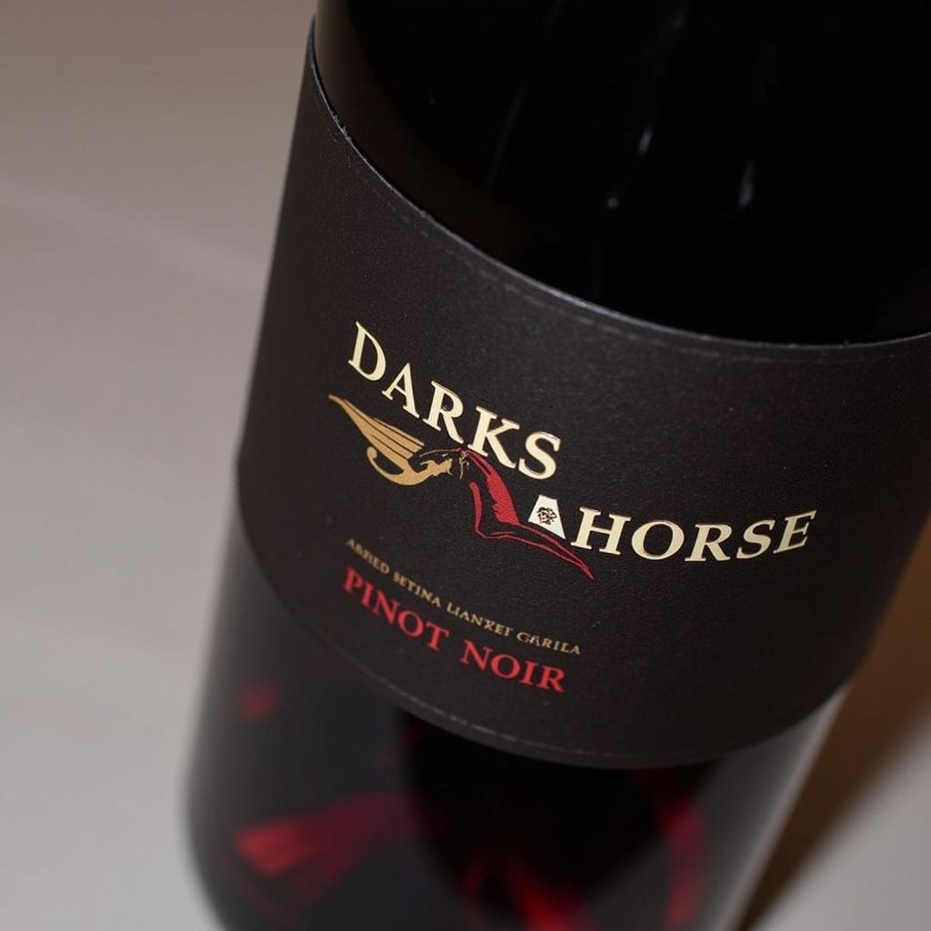 Dark Horse Pinot Noir Bottle Image