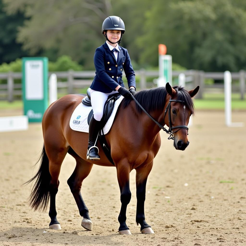 Young Rider on a Dartmoor Pony