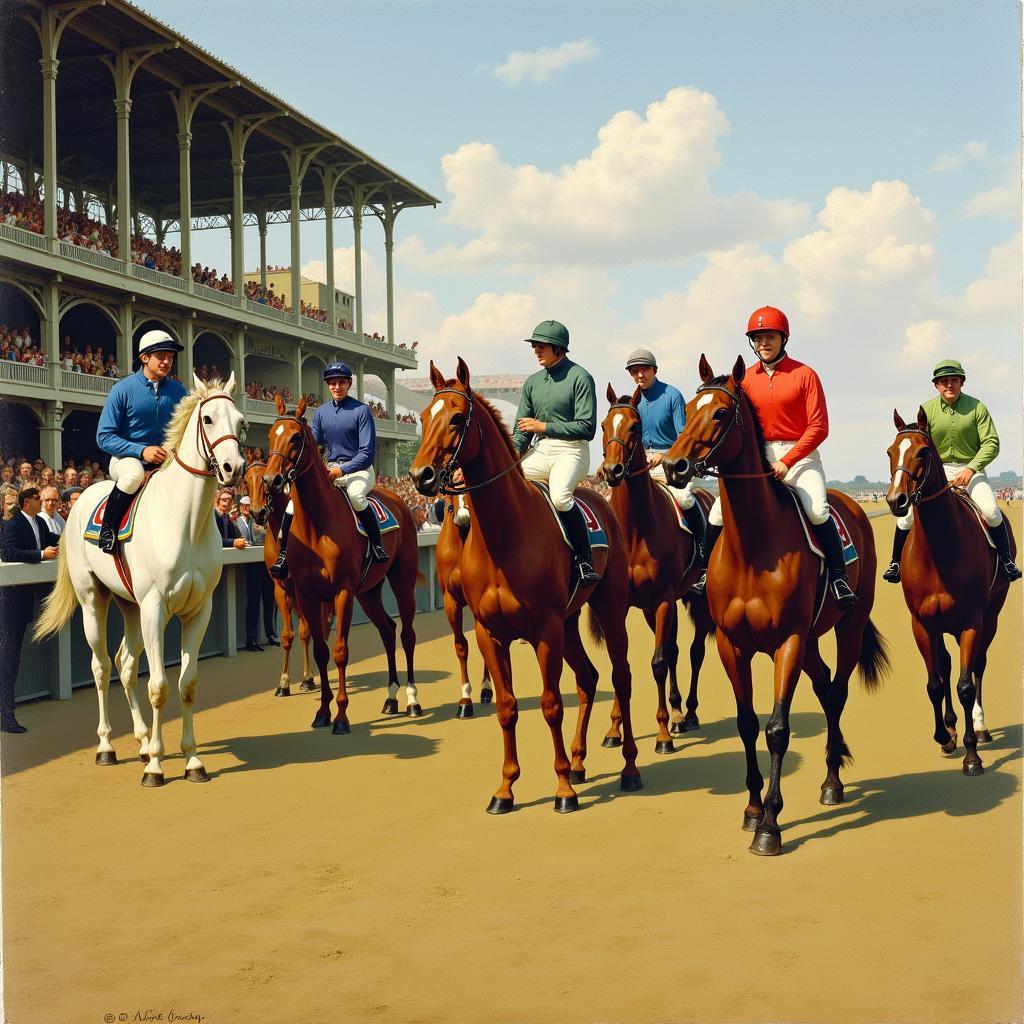 Degas Racehorses at the Start