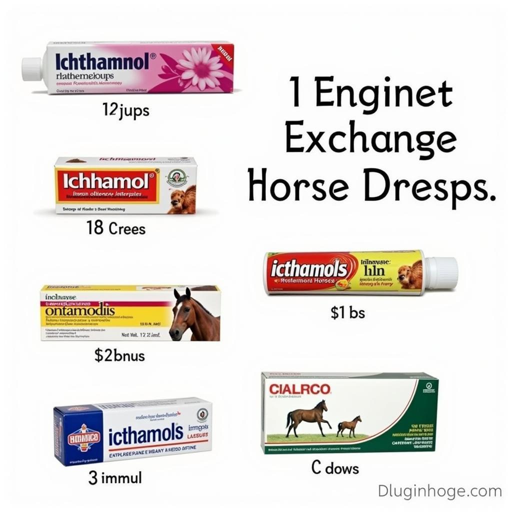 Different Brands of Ichthammol Ointment for Horses