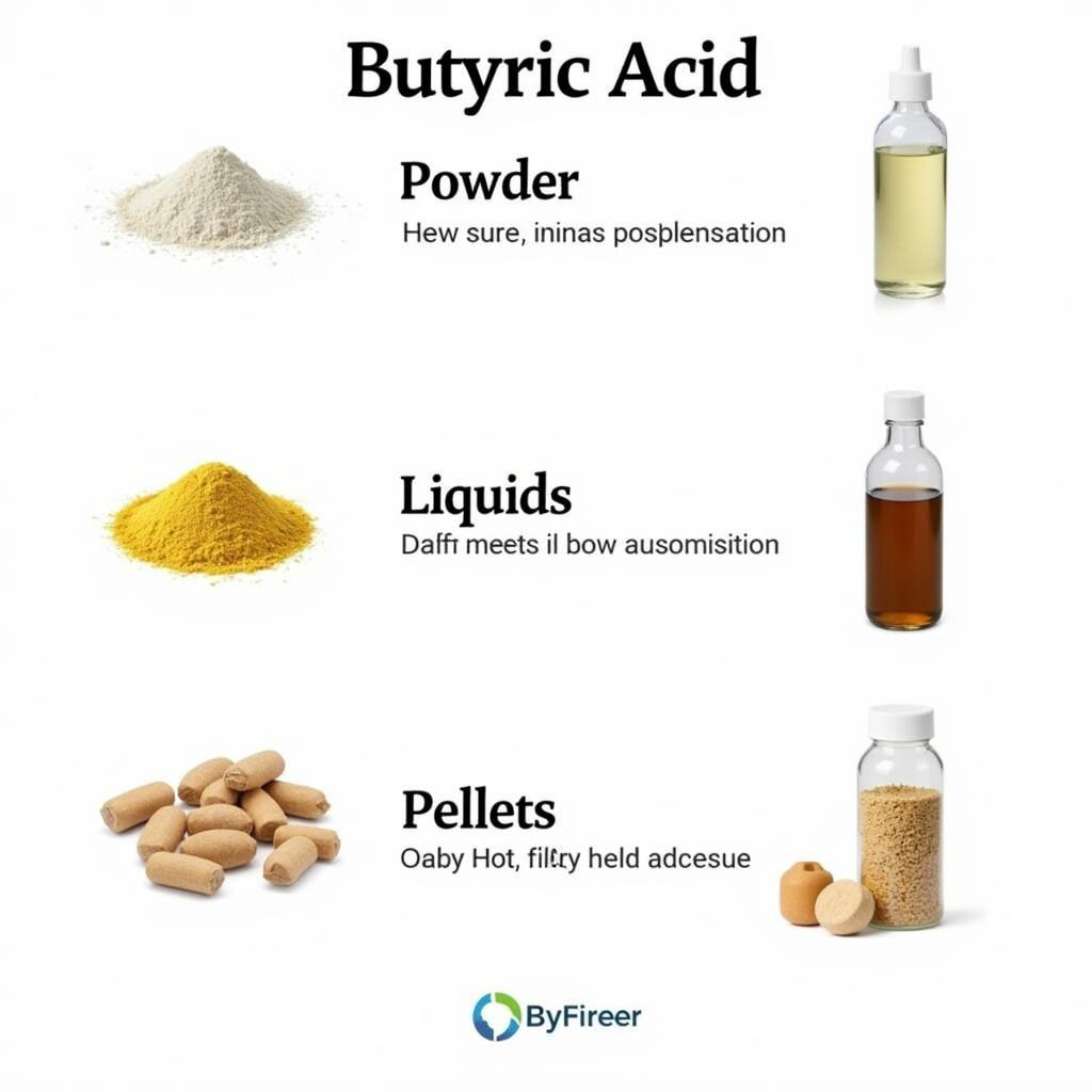 Different Forms of Butyric Acid Supplements