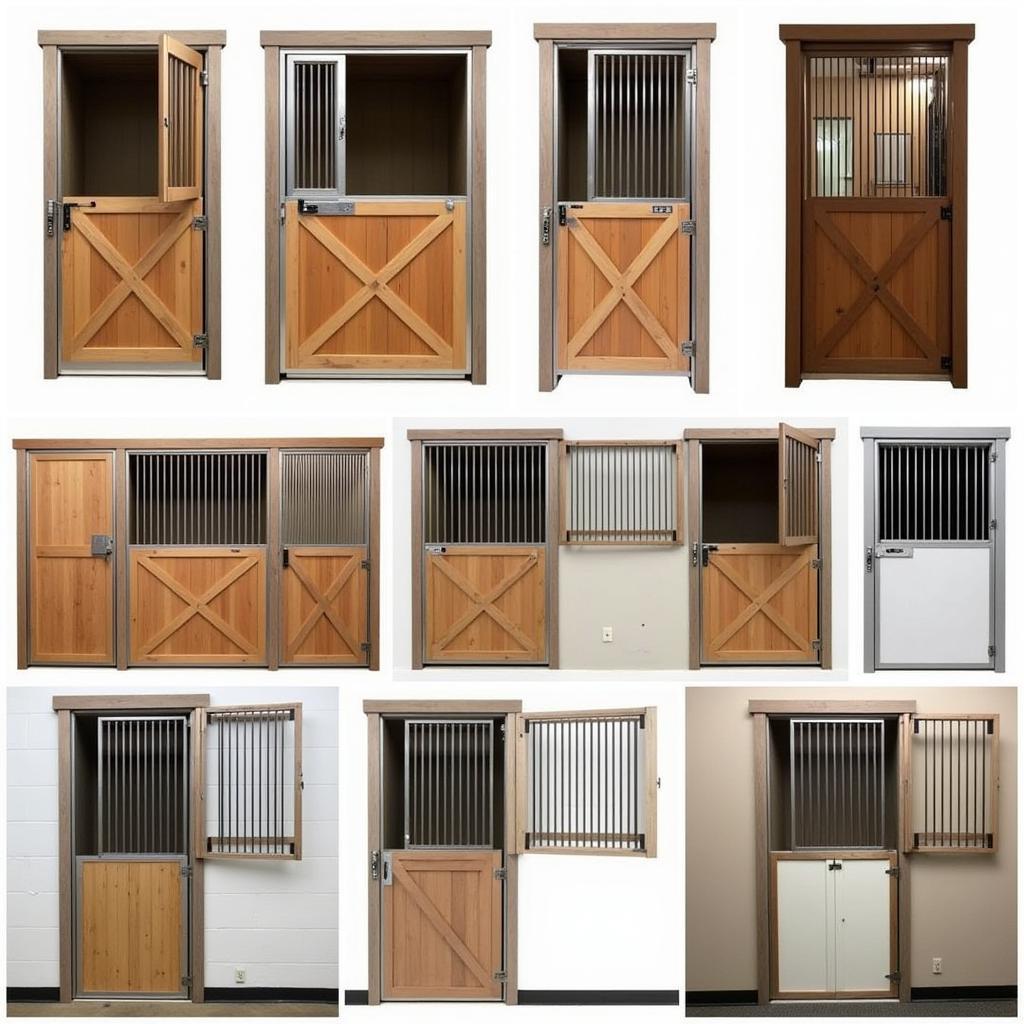 Various Styles of Dutch Doors for Horse Stalls