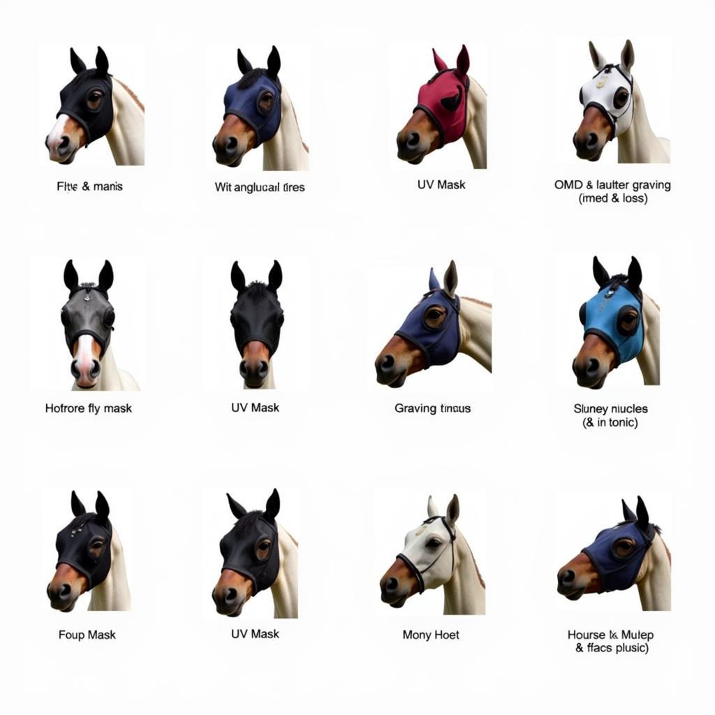 Different Types of Horse Face Masks: A Comparison