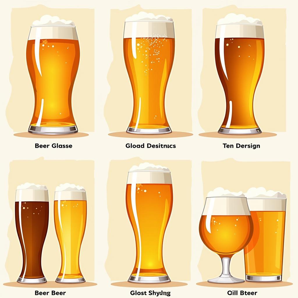 Variety of Beer Glasses for Different Styles