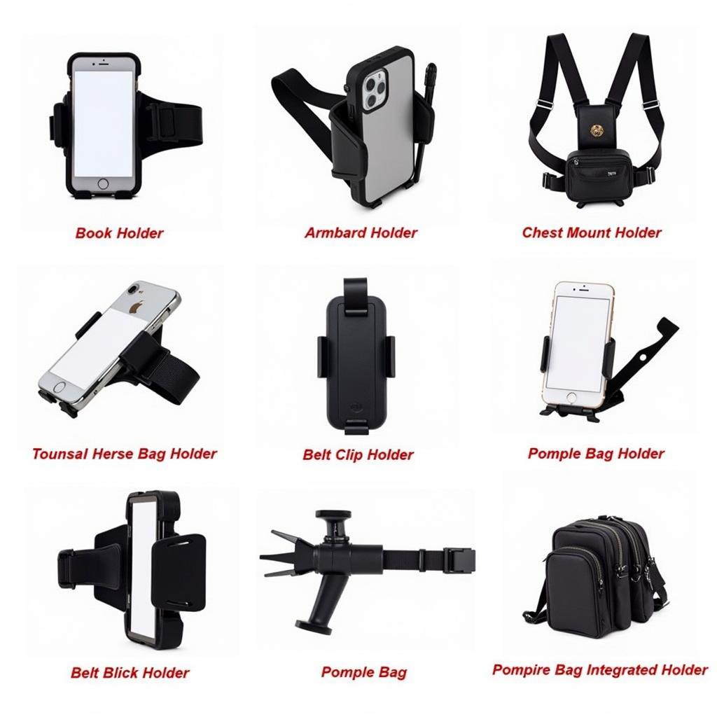 Different types of cell phone holders for horseback riding