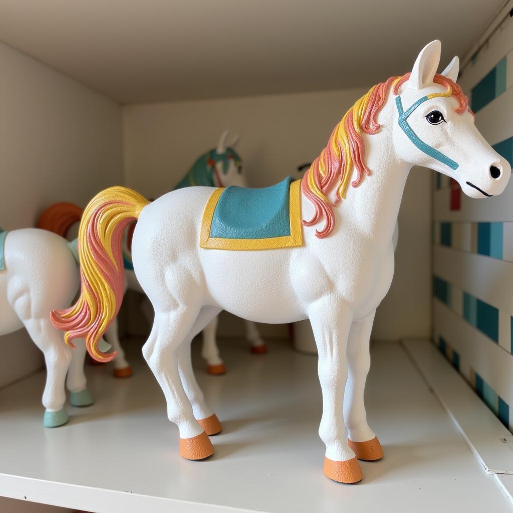 Displaying a Painted Styrofoam Horse