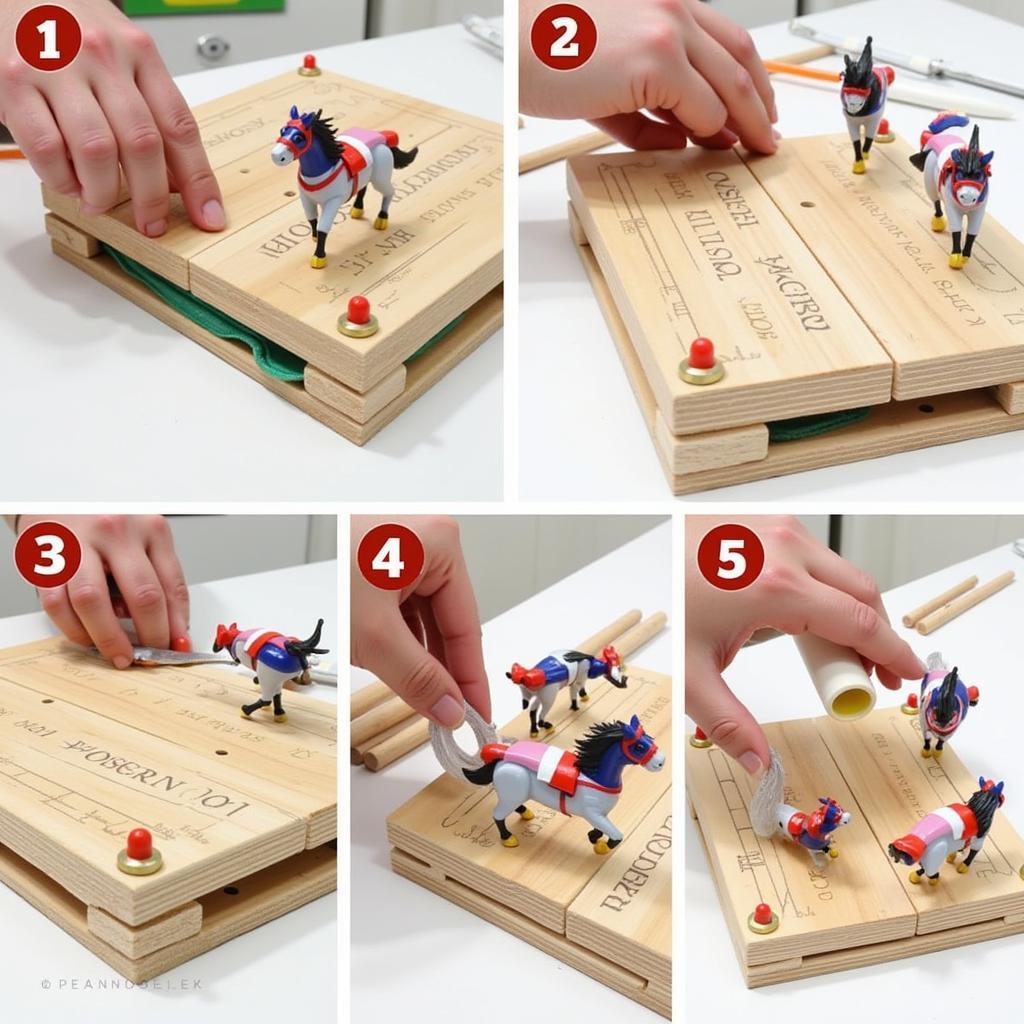 Building a DIY Wood Horse Racing Game