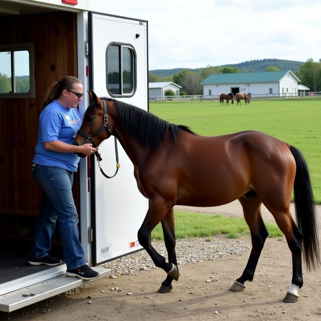 Donating a horse to a rescue organization