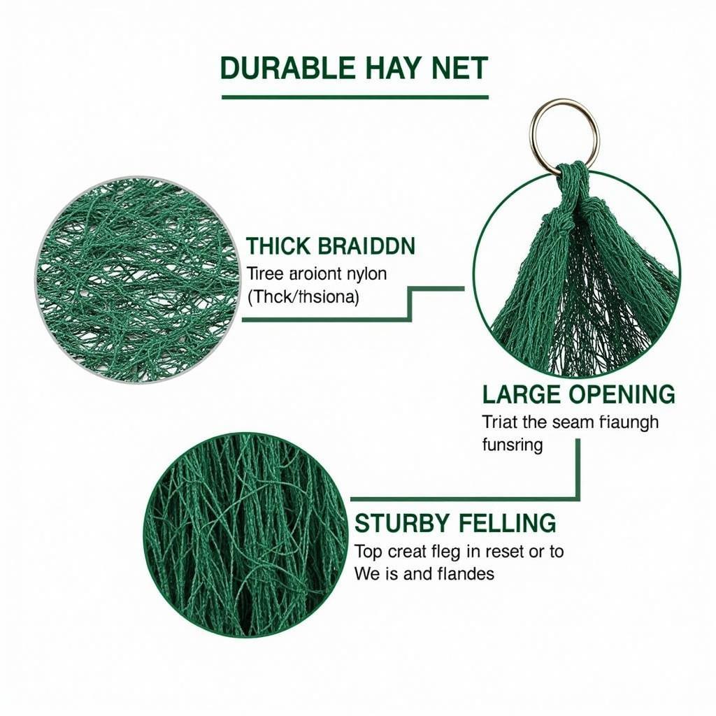 Durable and Easy-to-Use Hay Net