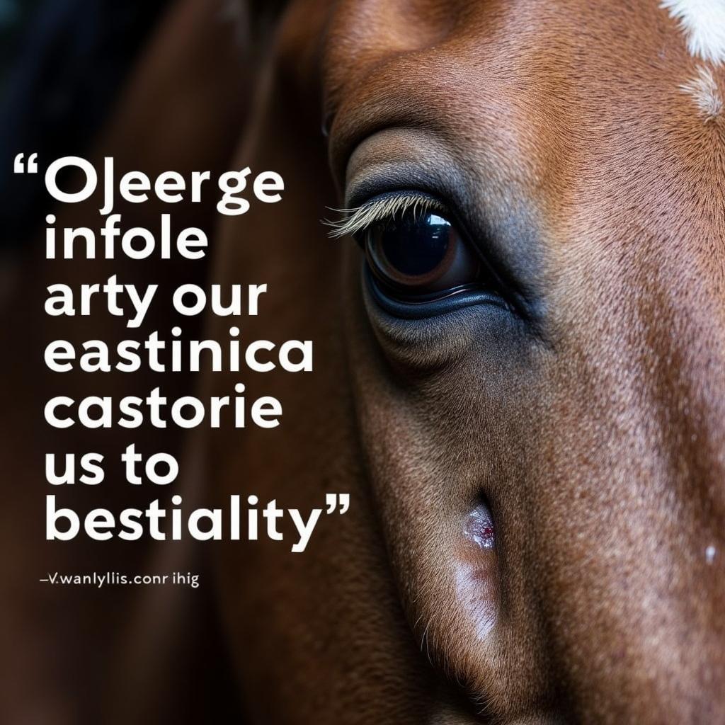 Effects of Bestiality on Horses