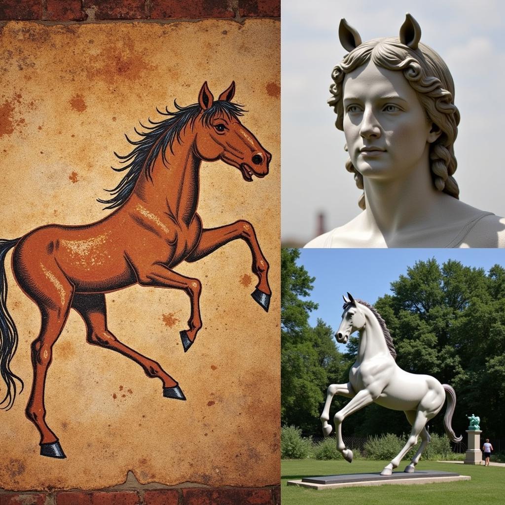 Equine Art Through the Ages: From cave paintings to modern sculptures, the horse has been a constant source of inspiration for artists.