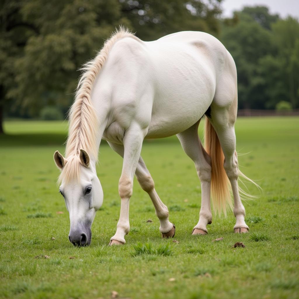 Estrella Horse Grazing Peacefully