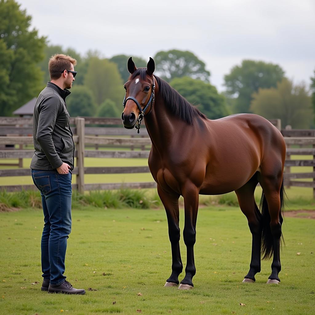 Evaluating a Horse for Sale in Fayetteville, NC