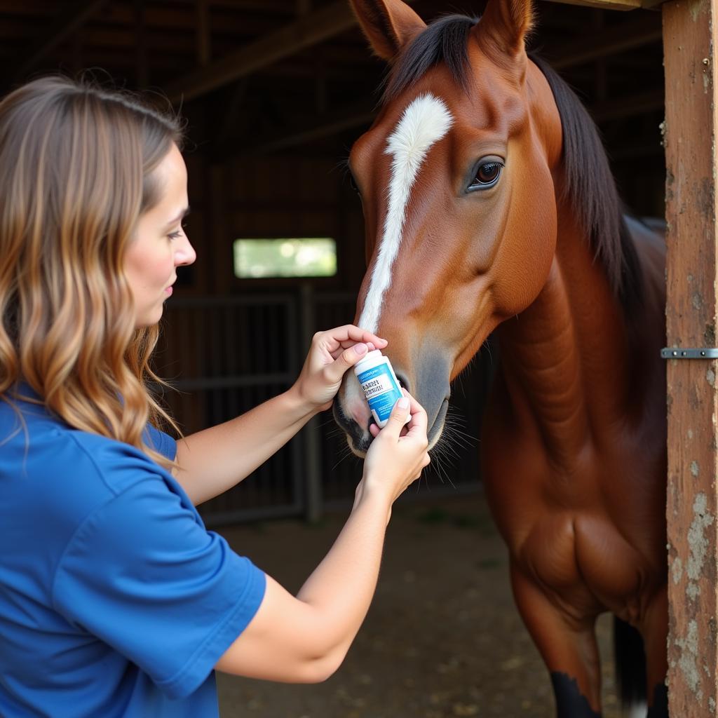 Horse Dewormer Paste: Fenbendazole Administration