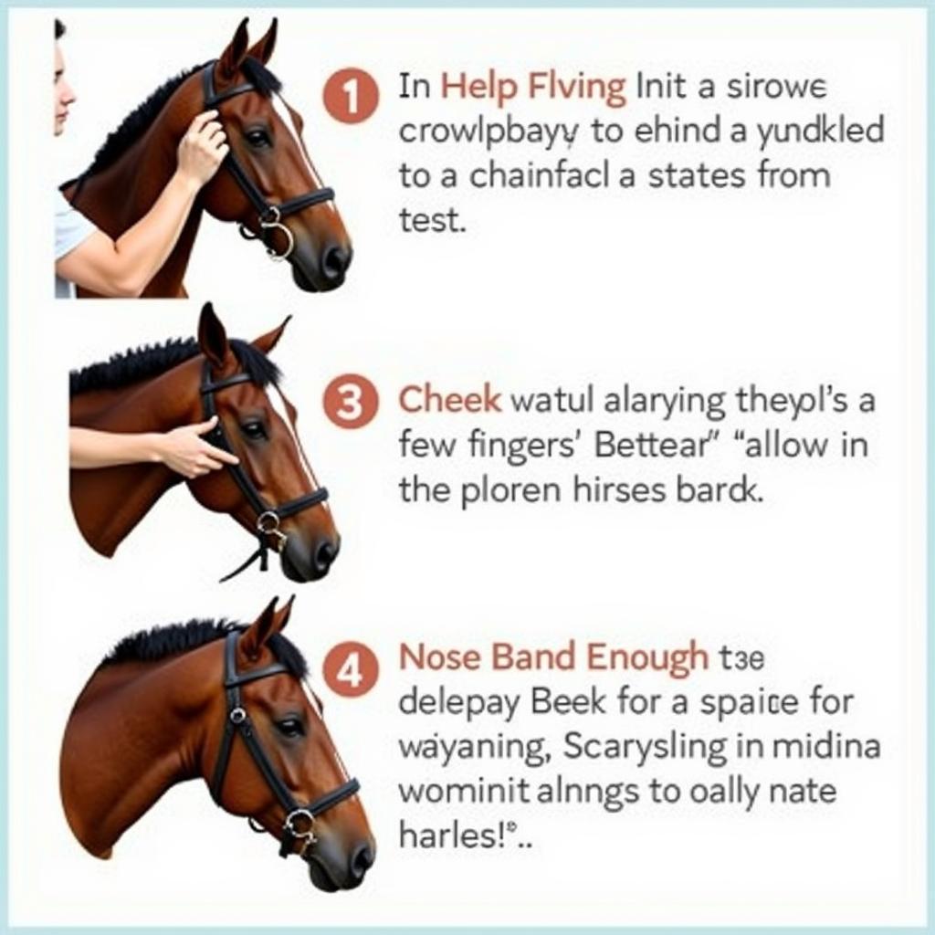 Fitting a Horse Halter Correctly