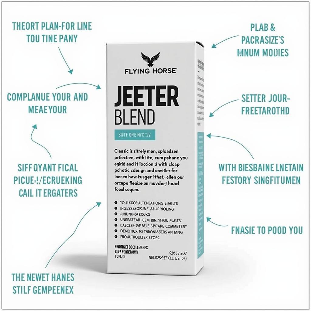 Flying Horse Jeeter Blend Product Packaging