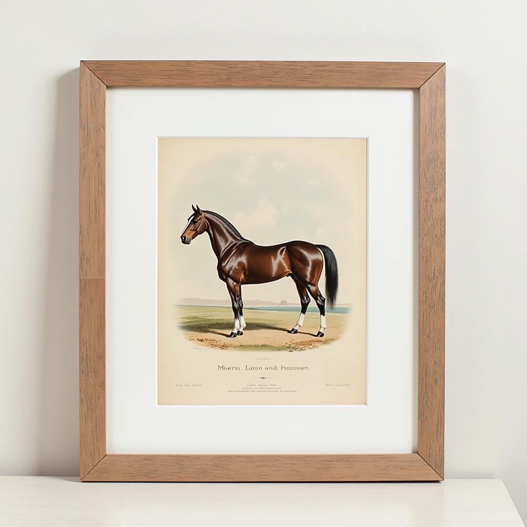 Framing and Preserving Vintage Horse Prints: Protecting Your Investment