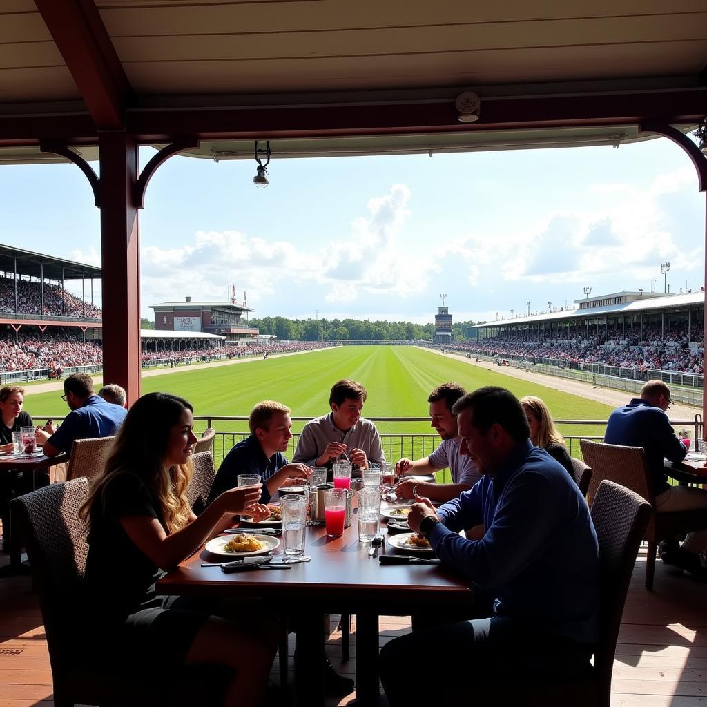 Fredericksburg Race Track Dining Experience