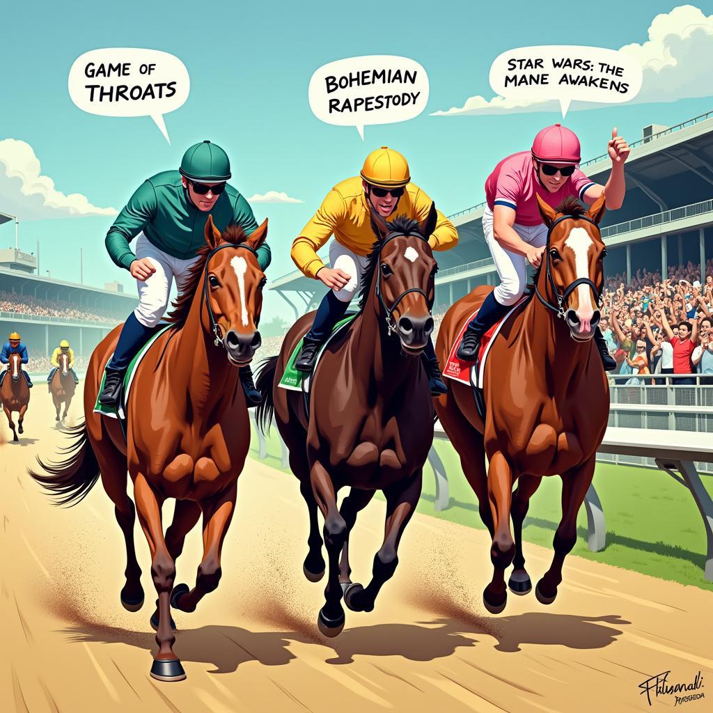 Funny Horse Racing Names: Pop Culture References