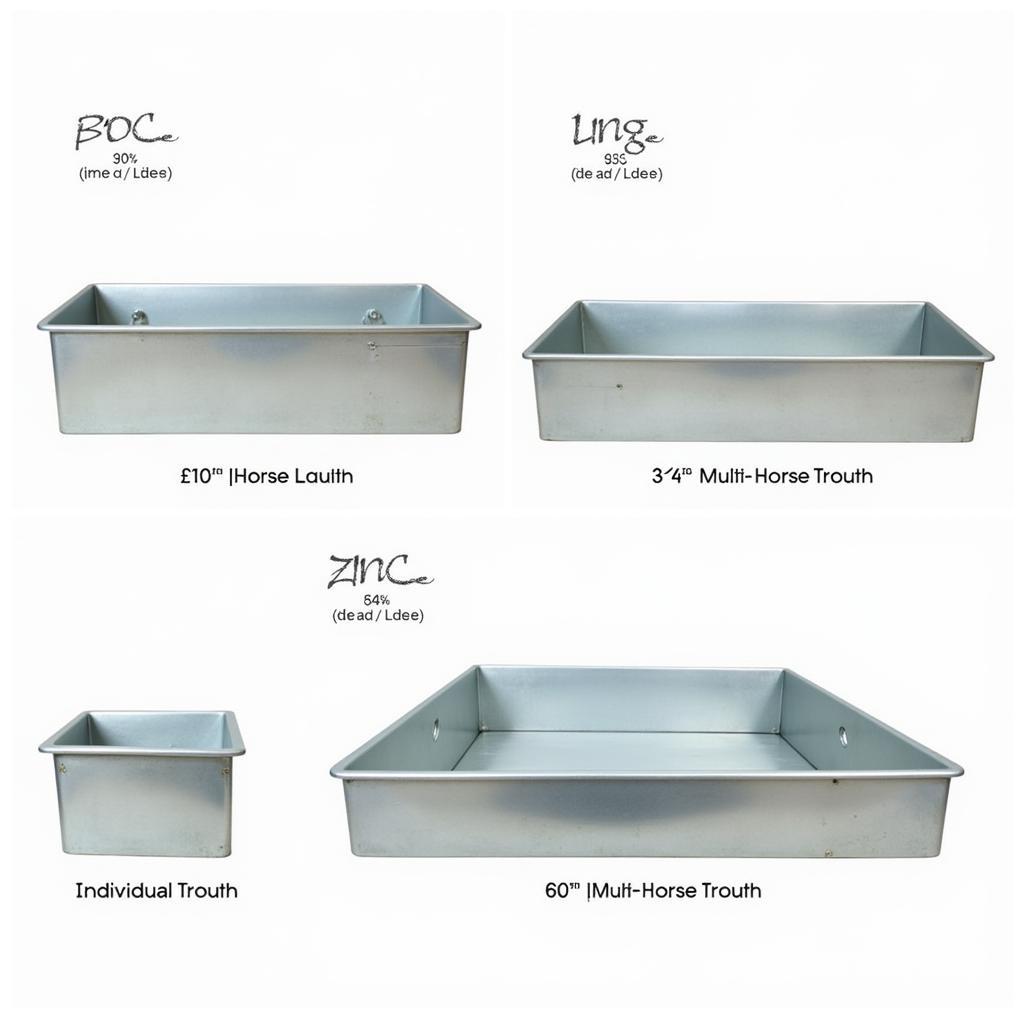 Galvanized Horse Trough Sizes