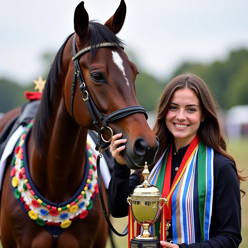 Champion Morgan Horse at the Gold Cup