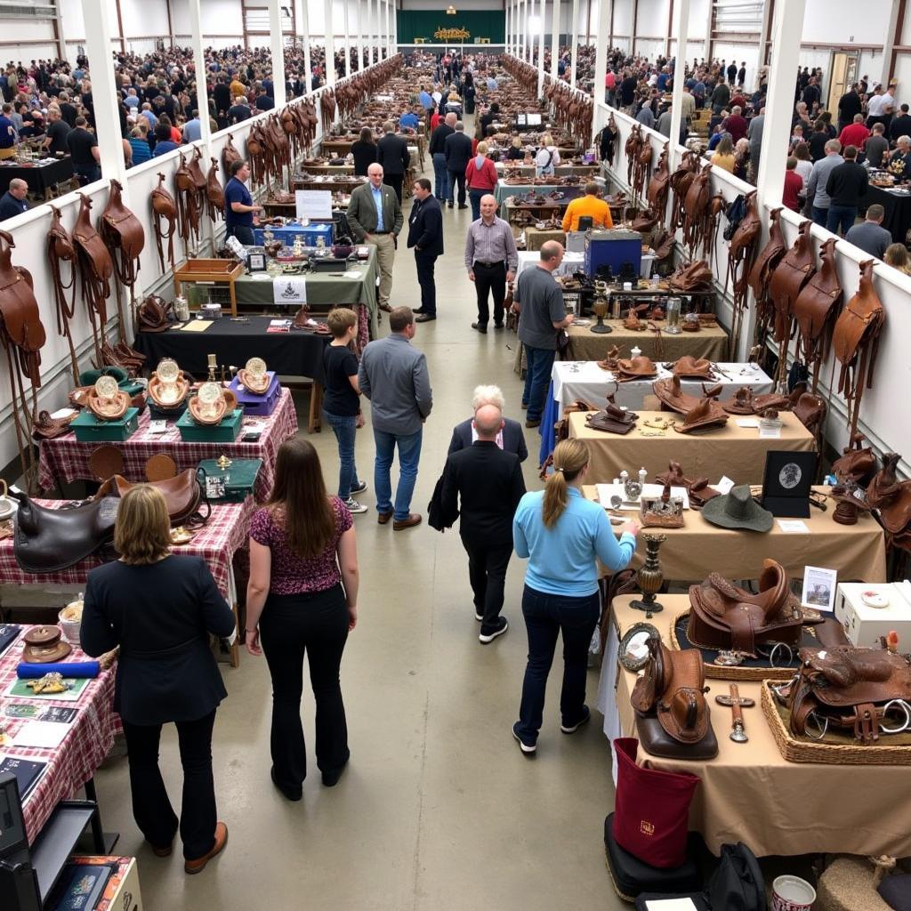 Vendors at the Gold Cup Morgan Horse Show