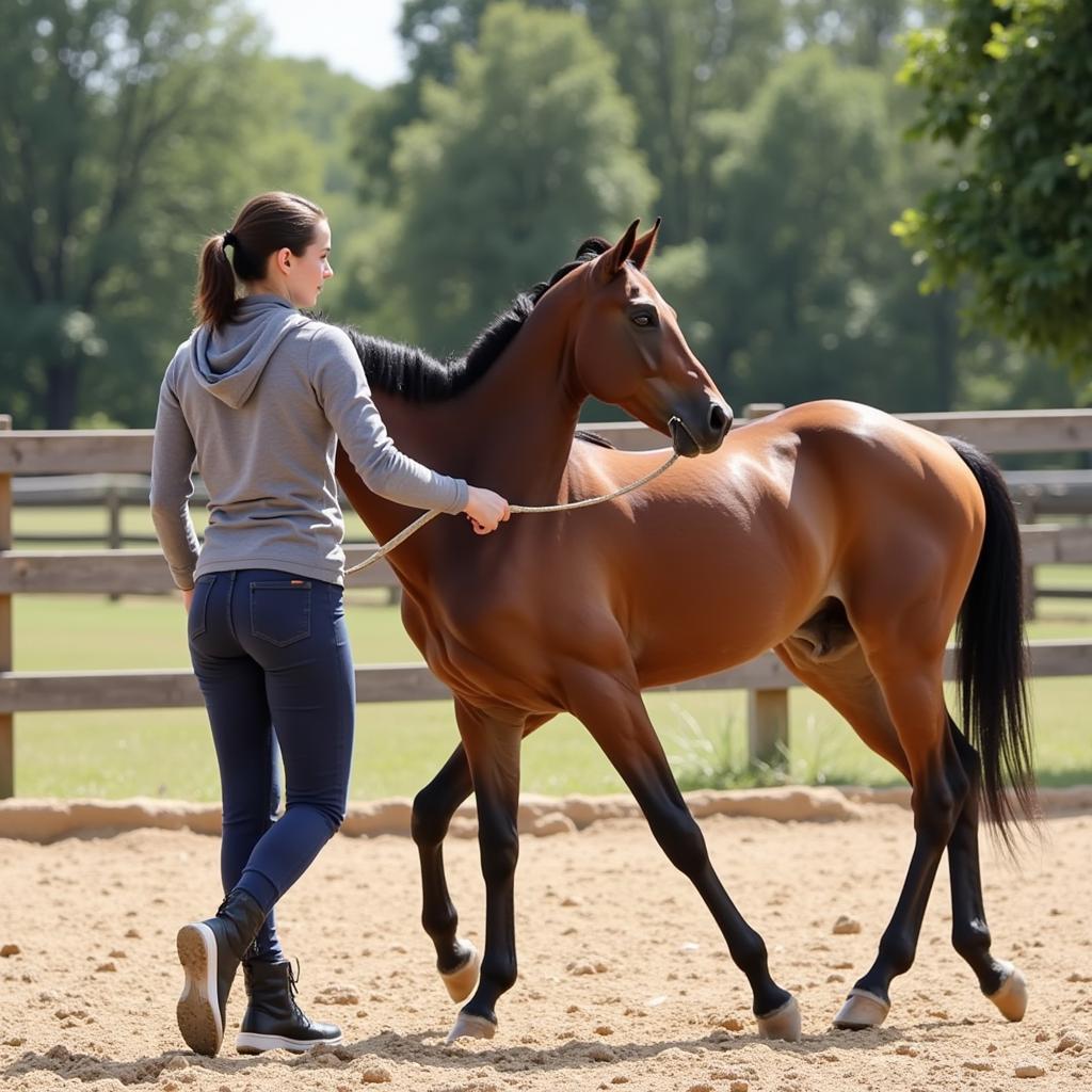 Groundwork Exercises for Young Horses