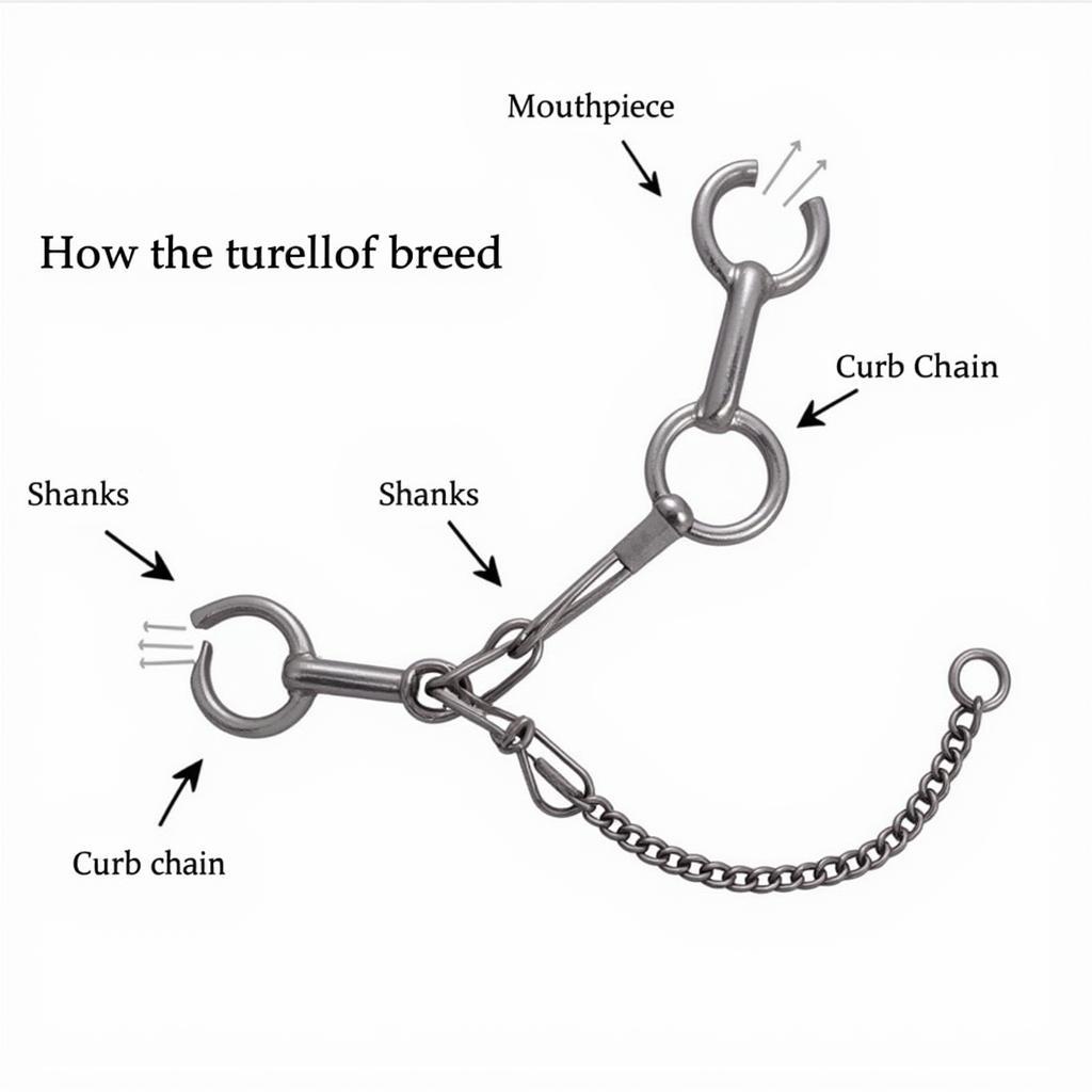 Anatomy of a Half Breed Horse Bit