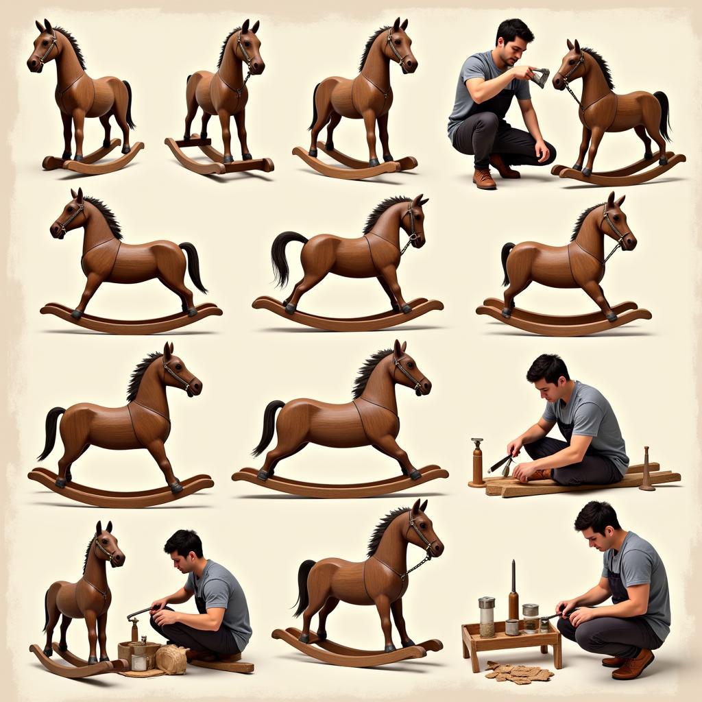 Handcrafted Rocking Horse Creation Process