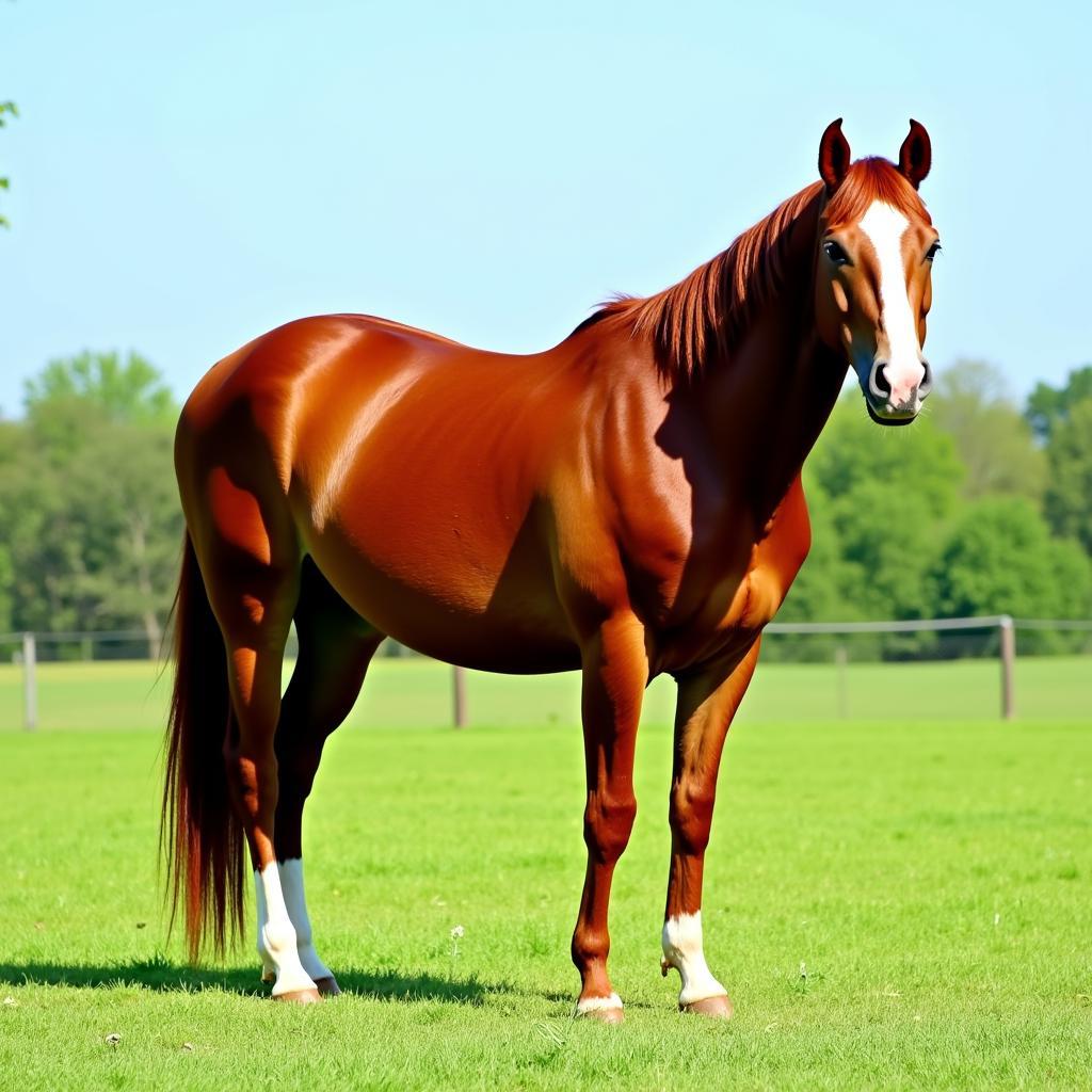 Healthy Horse at Ideal Weight