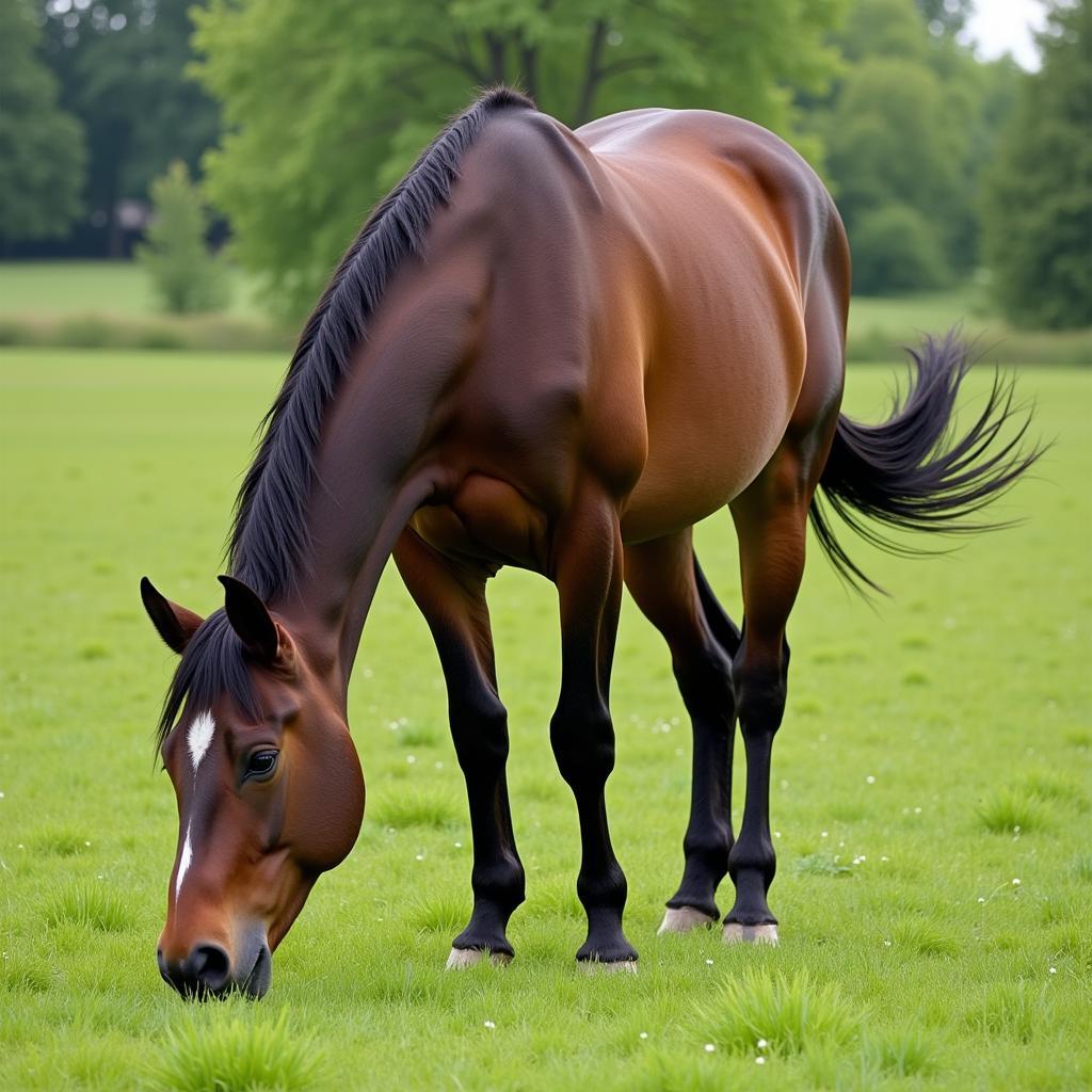 Healthy Horse in Pasture