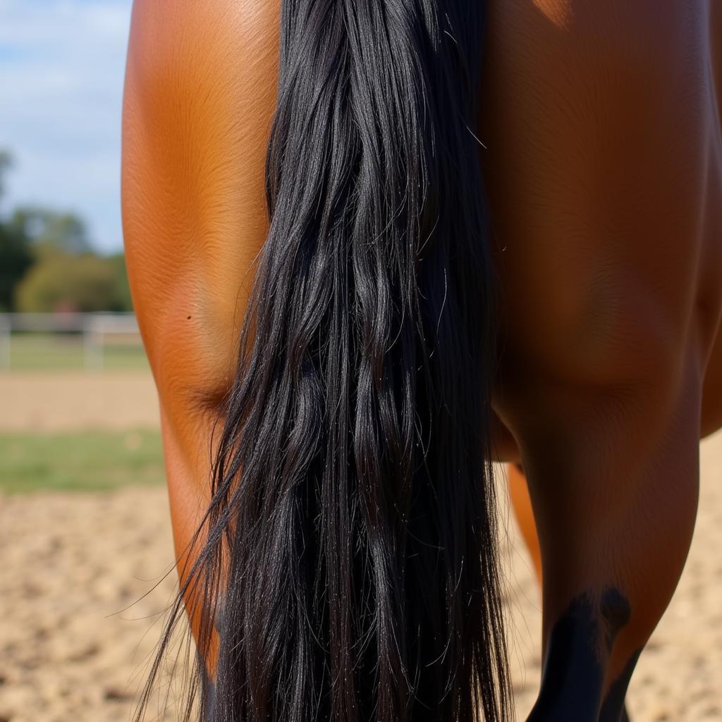 Healthy Horse Tail Appearance