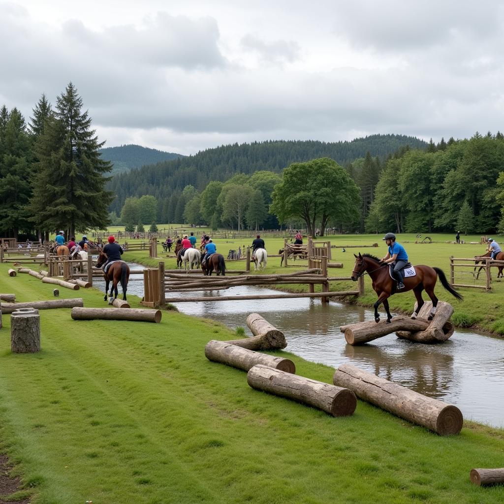 Hobby Horsing Cross Country Event