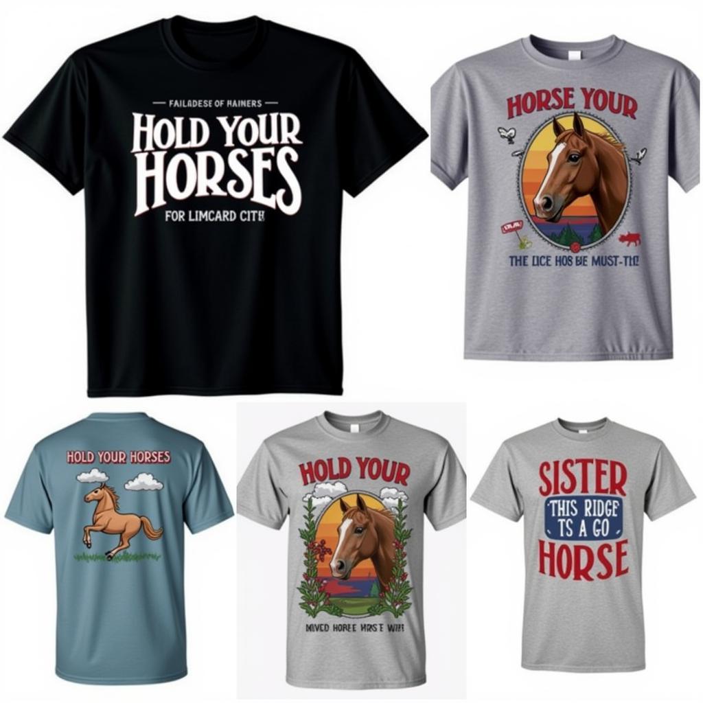 Hold Your Horses T-Shirt Variety