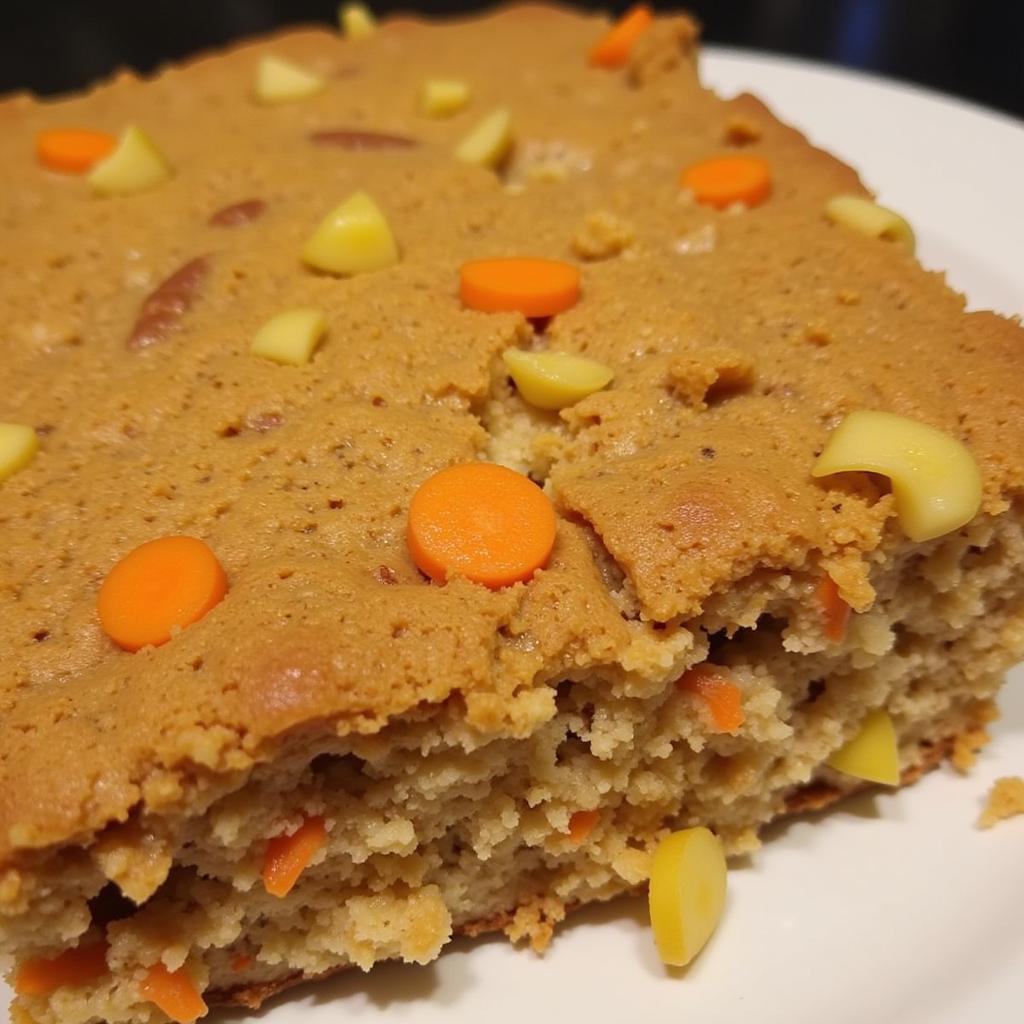 Homemade Horse Birthday Cake with Carrots and Apples