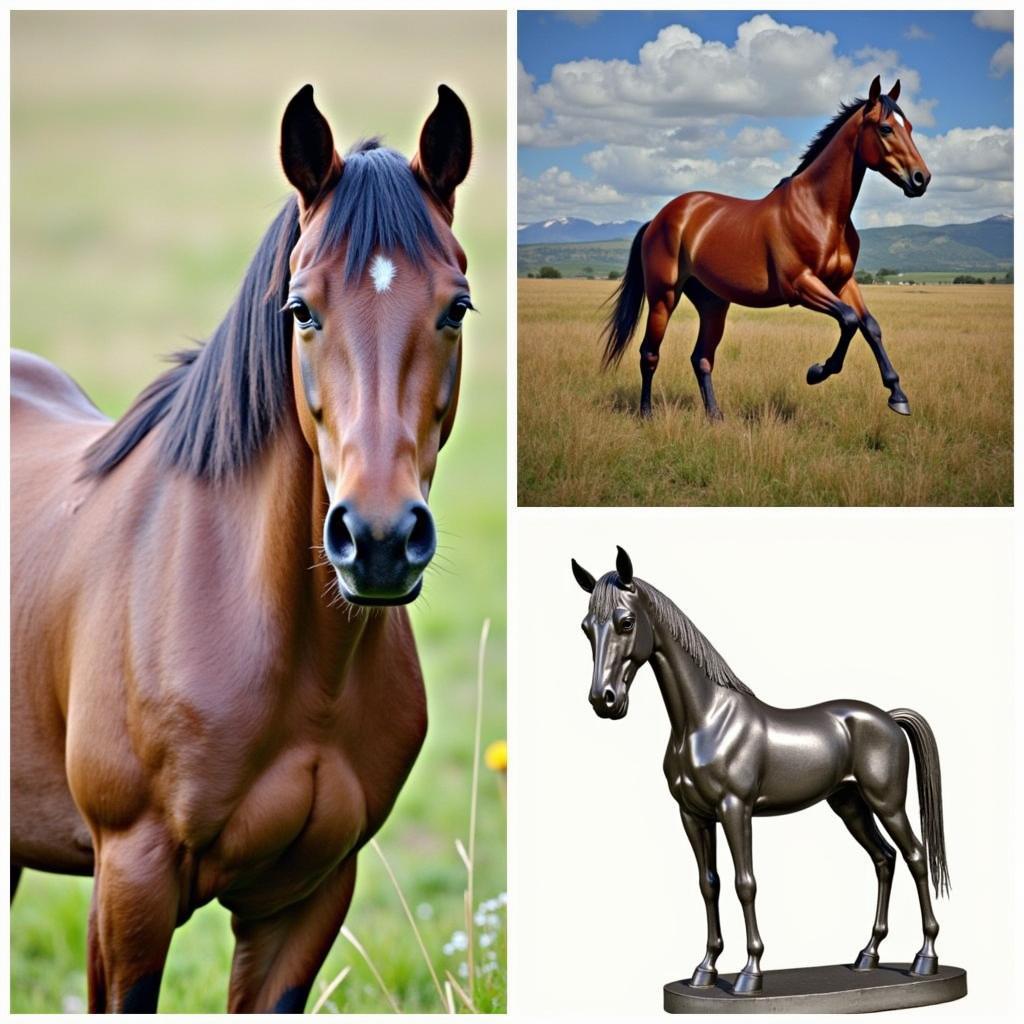 Exploring different styles of horse art: Realism, Impressionism, and Abstract. 